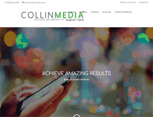 Tablet Screenshot of collinmedia.com